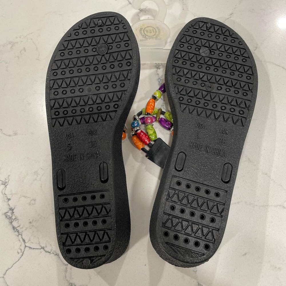 Women's P & W Flip Flops Size 5 - Picture 3 of 3